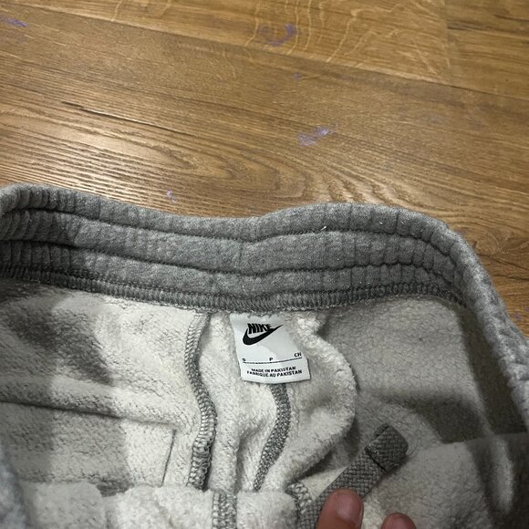 Nike Grey Embroidered Jogger Sweatpants - Picture 4 of 4